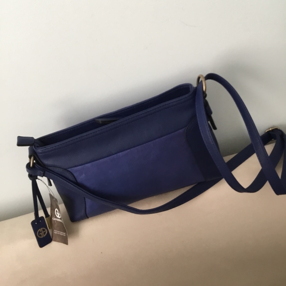 Giani Bernini Blue Shuolder Bag New